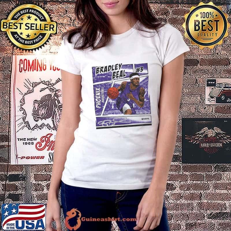 Bradley Beal Signature American professional basketball player for the Phoenix Suns Comic T-Shirt