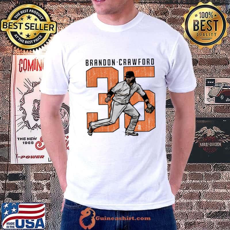 Brandon Crawford San Francisco American professional baseball shortstop T-Shirt