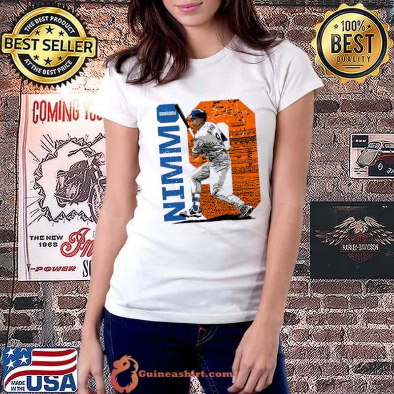 Brandon Nimmo American professional baseball outfielder for the New York Mets T-Shirt Ladiestee