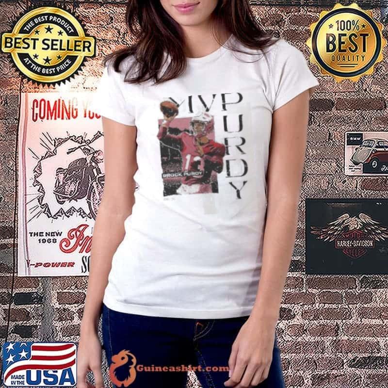 Brock Purdy San Francisco MVPurdy WHT Shirt