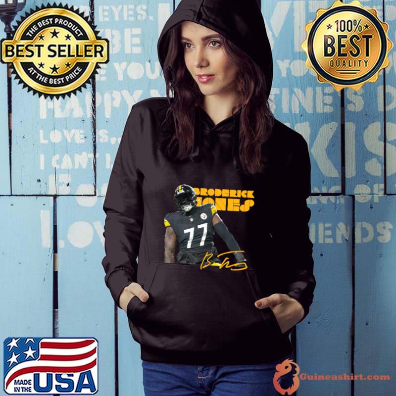 Broderick Jones Signature Player For To Pittsburgh Steelers T-Shirt