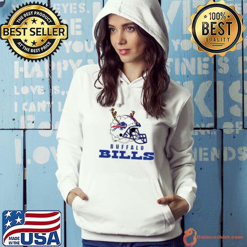 Buffalo Bills Helmet Deer Antlers Christmas shirt