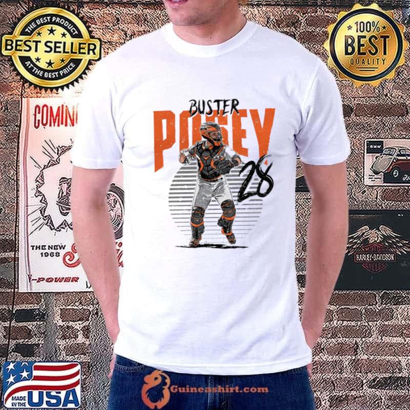 Buster Posey American former professional baseball catcher San Francisco Rise T-Shirt