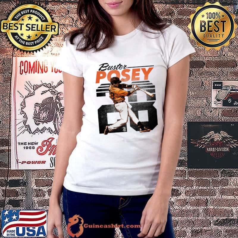 Buster Posey S Francisco American former professional baseball catcher T-Shirt Ladiestee