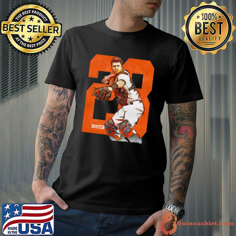 Buster Posey San Francisco Sketch American former professional baseball catcher T-Shirt