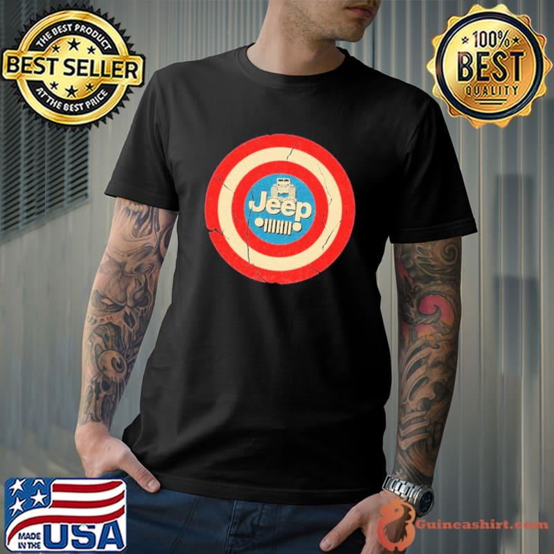 Captain America Jeep Logo Shirt