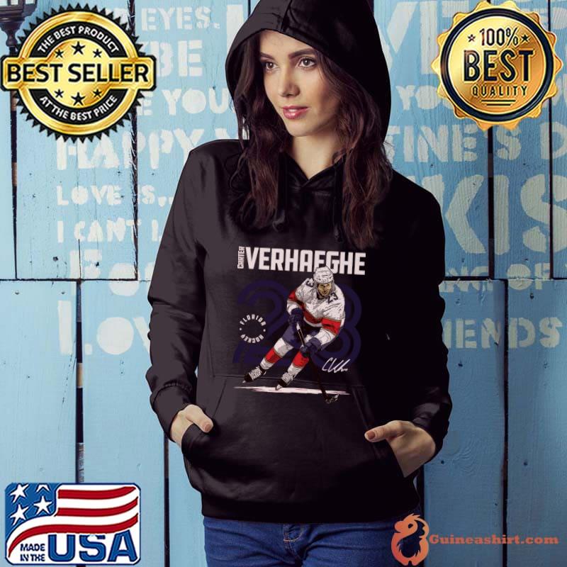 Carter Verhaeghe Signature Canadian professional ice hockey Florida Inline T-Shirt Hoodie
