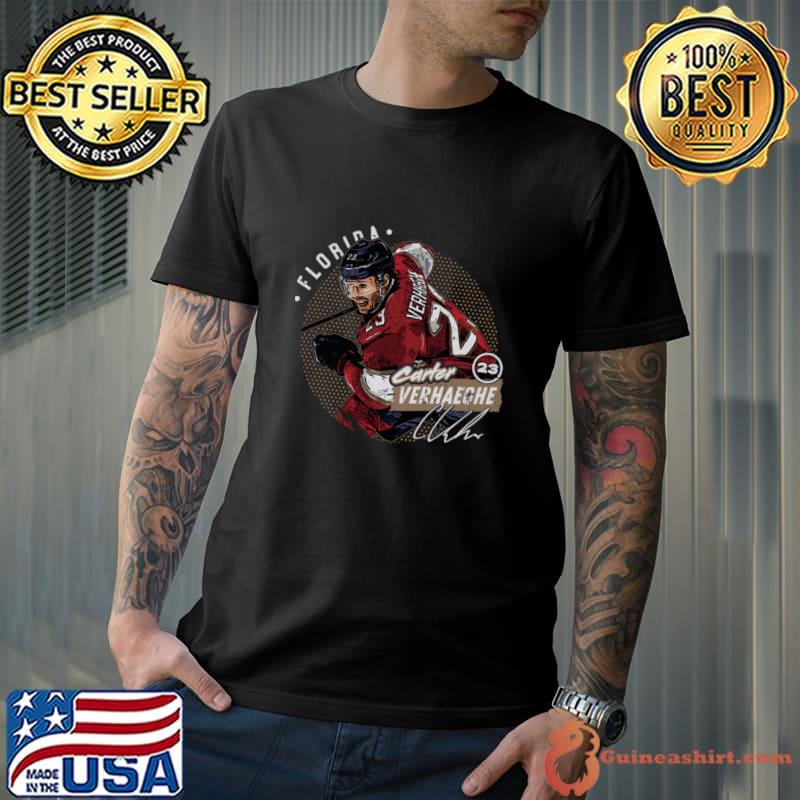 Carter Verhaeghe Signature Canadian professional ice hockey player for the Florida Panthers T-Shirt Unisex