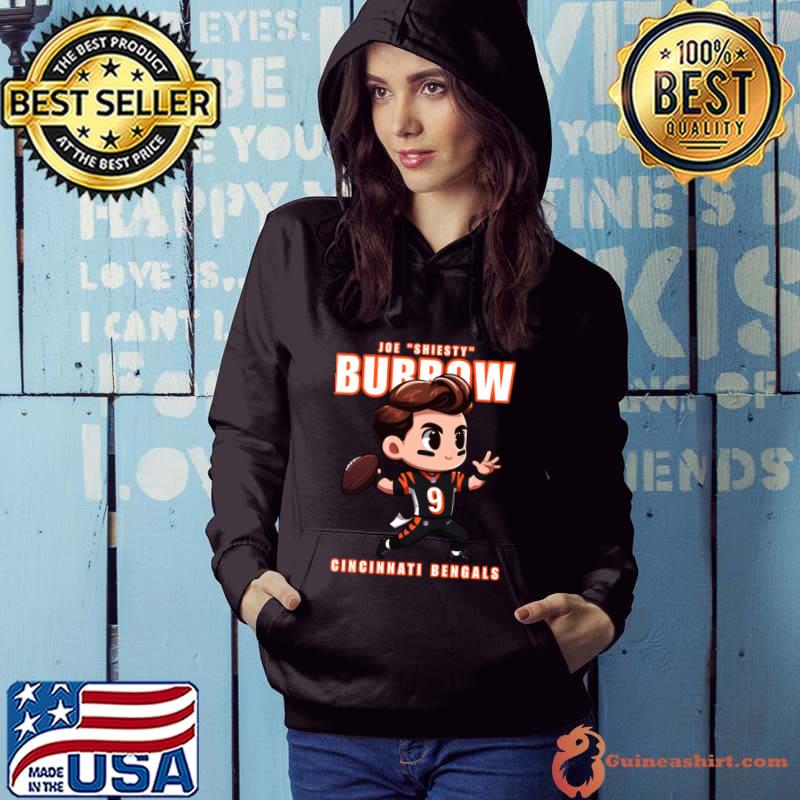Chibi Burrow Joe Shiesty Cincinati Bengals professional American football T-Shirt