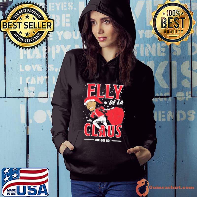 Cincinnati Red Elly De La Claus Christmas Shirt