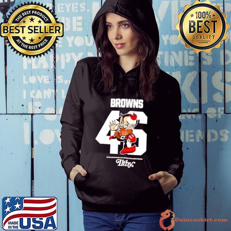 Cleveland Browns Brown Brownie the Elf s Hoodie