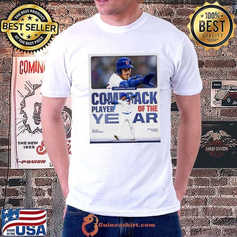 Cody Bellinger Chicago Cubs National league comeback player of the year shirt