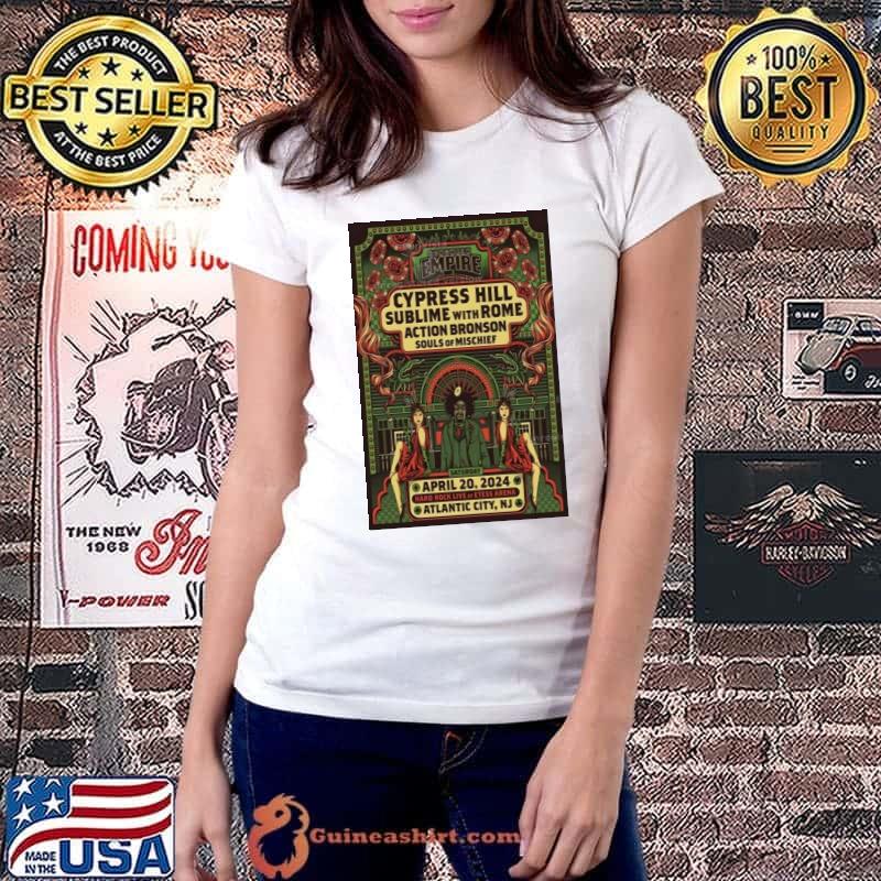 Cypress Hill April 20, 2024 poster shirt