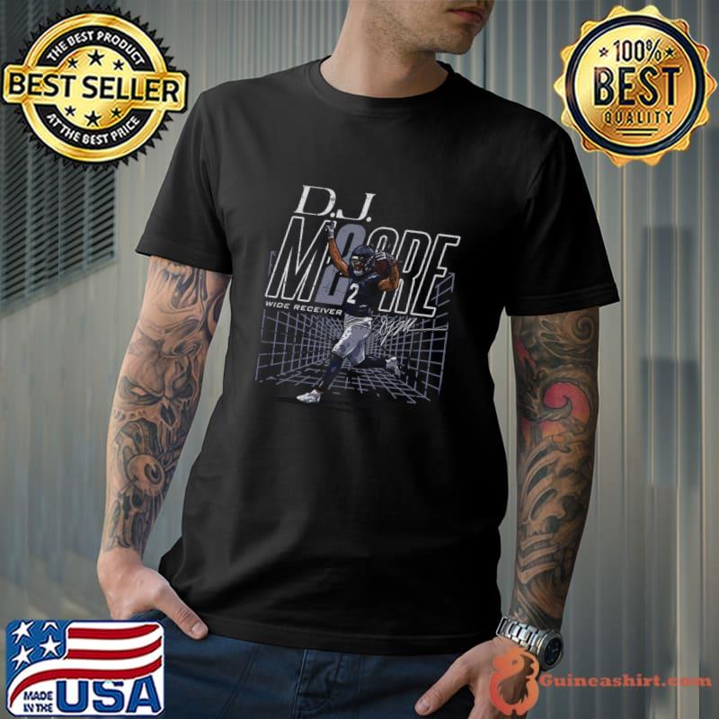 D.J. Moore Signature American football wide receiver for the Chicago Bears T-Shirt
