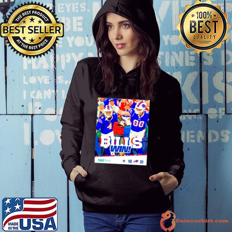Dallas Cowboys Vs Buffalo Bills Win poster s Hoodie