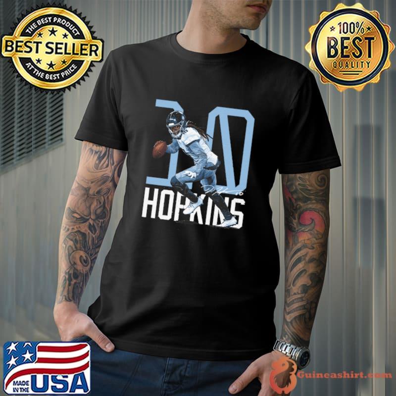 DeAndre Hopkins American football wide receiver for the Tennessee Titans Signature Bold Number T-Shirt
