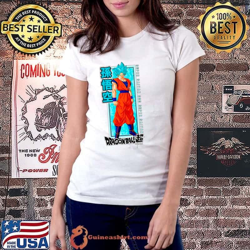 Dragon Ball Super Goku Super Saiyan Blue shirt