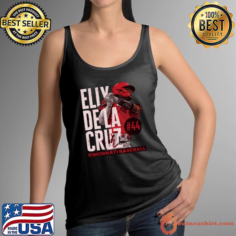 Elly De La Cruz Cincinnati Player Name Dominican professional baseball T-Shirt