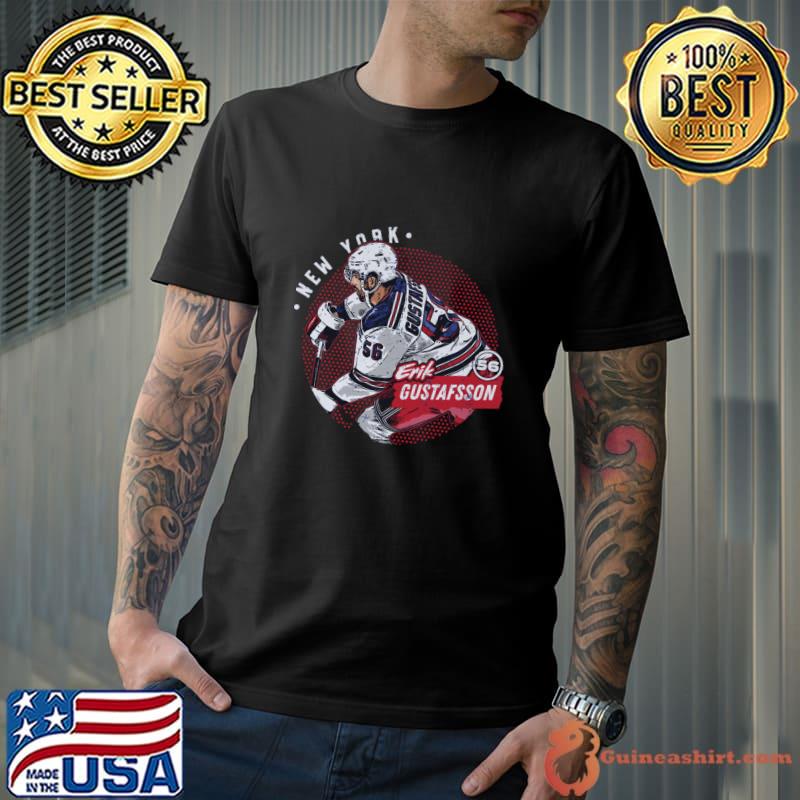 Erik Gustafsson Swedish professional ice hockey defenceman New York R Dots T-Shirt Unisex