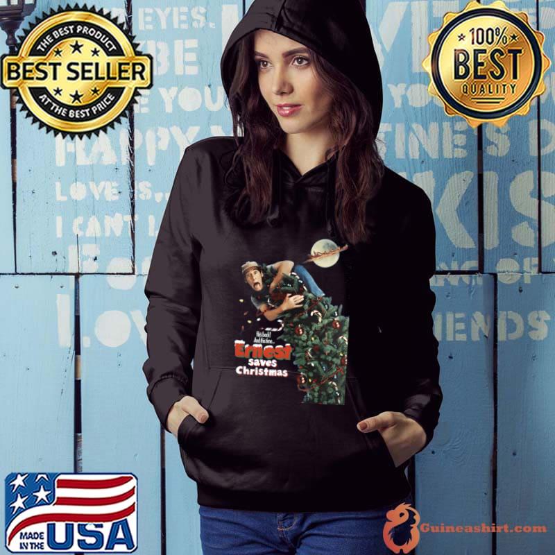 Ernest Saves Christmas He's Back And This Time Xmas Tree T-Shirt