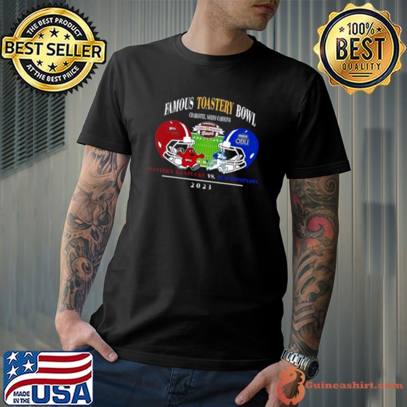 Famous Toastery Bowl Season 2023 2024 Old Dominion vs Western Kentucky At Jerry Richards Stadium College Football Bowl Games Shirt Unisex