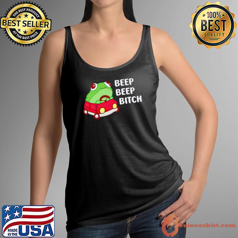 Frog beep beep bitch s Tank Top