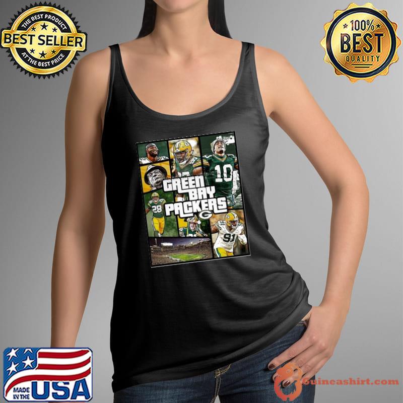 Funny Green Bay Packers Grand Theft Auto Shirt