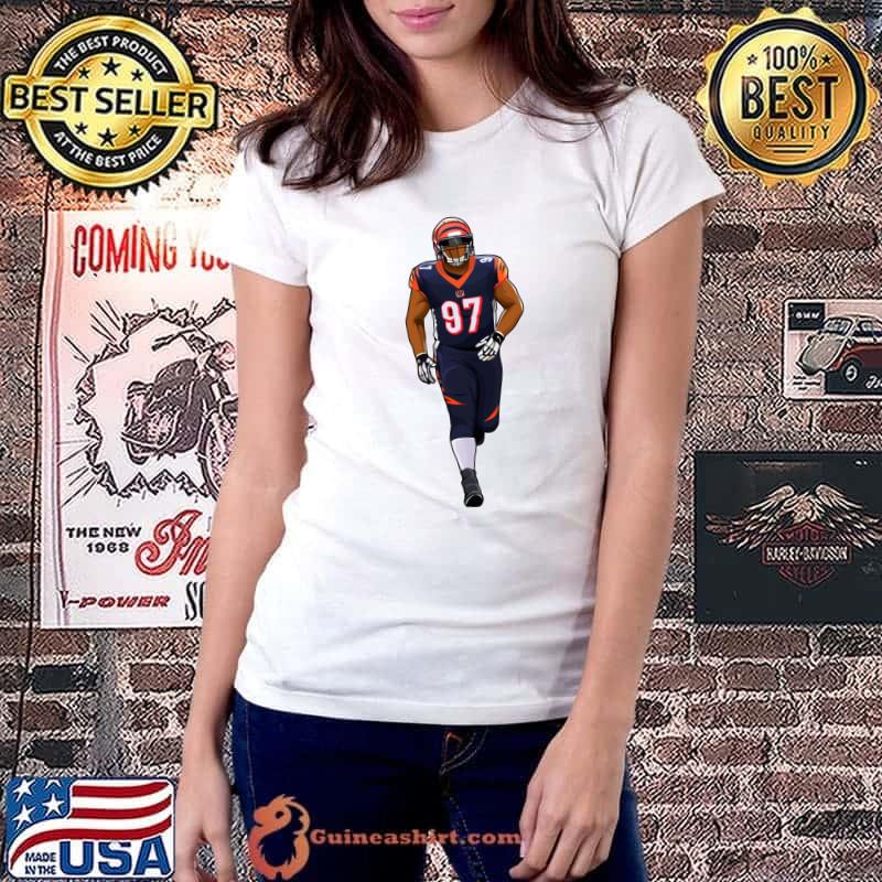 Geno Atkins Takes The Field American former football defensive tackle T-Shirt Ladiestee
