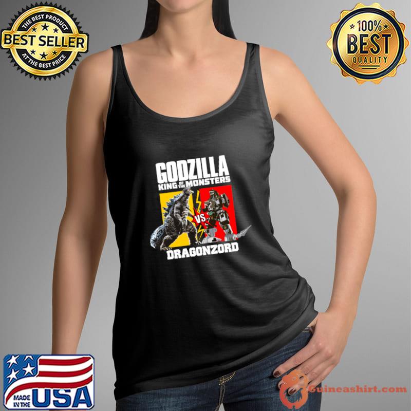 Godzilla King of the Monsters vs Dragonzord T-Shirt Tank Top