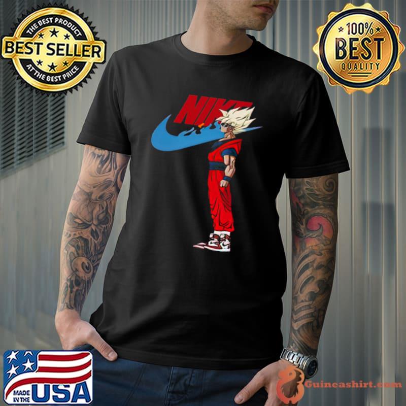 Goku Swoosh Nike Dragon Balls Anime shirt