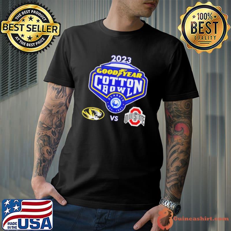 Goodyear Cotton Bowl 2023 Missouri vs Ohio State AT And T Stadium Arlington TX CFB Bowl Game Shirt Unisex