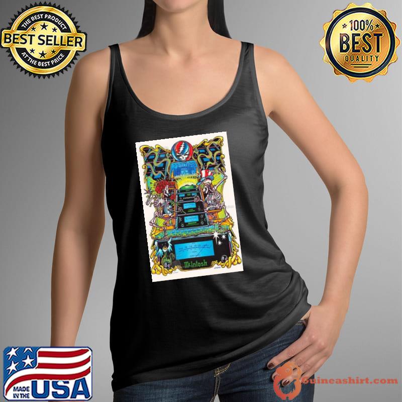 Grateful dead dancing with the dead a mcintosh poster shirt