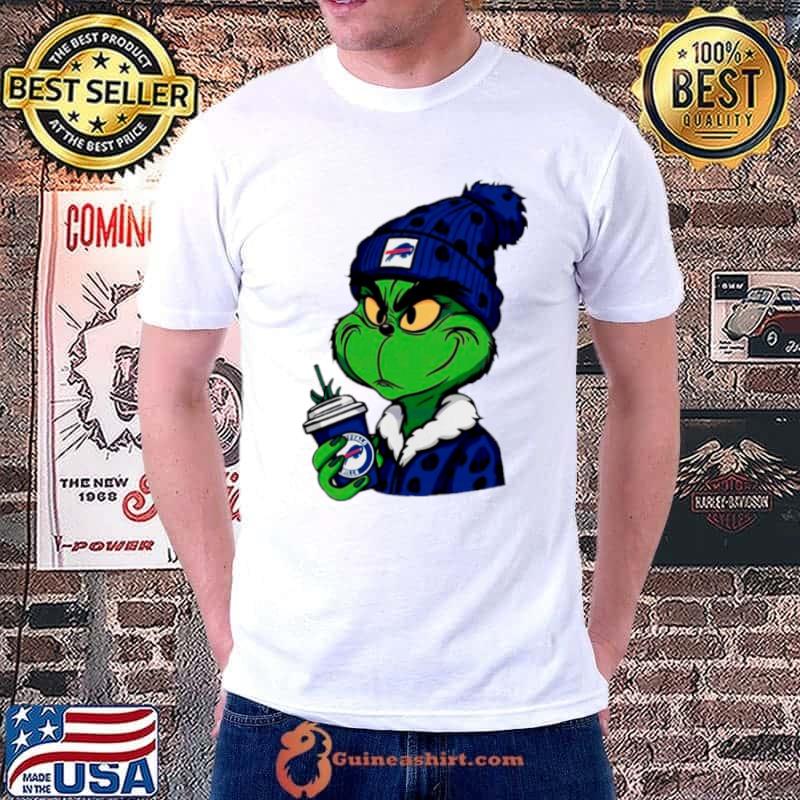 Grinch Buffalo Bills drink coffee shirt