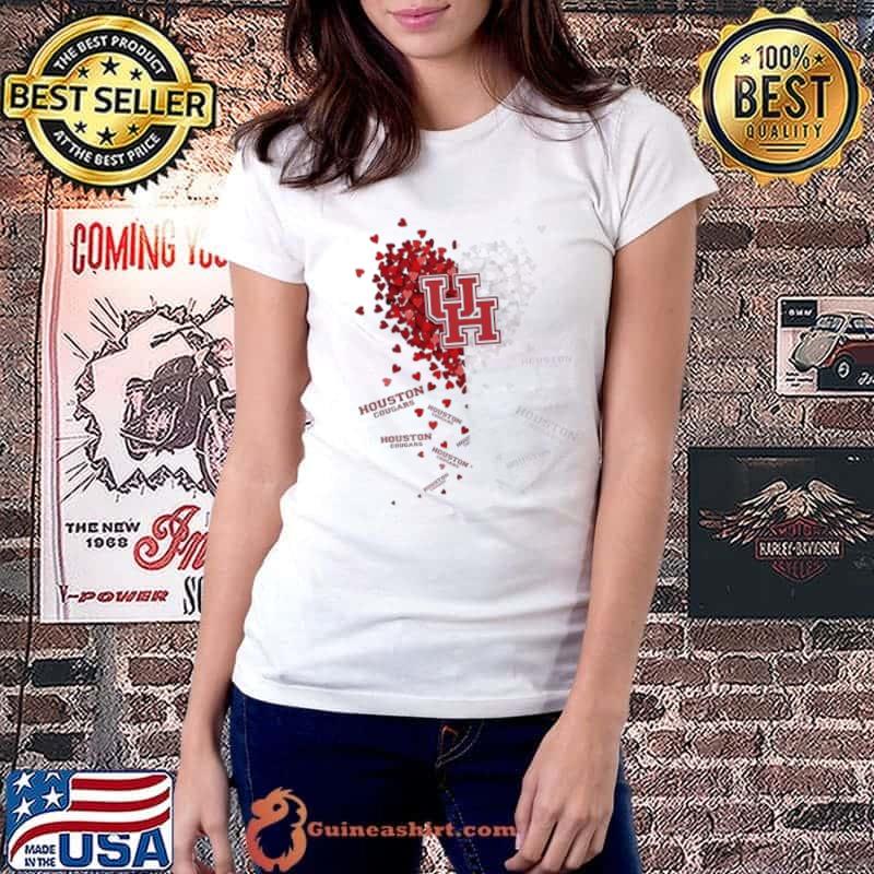 Houston Cougars Tiny Heart Shape 2023 Shirt