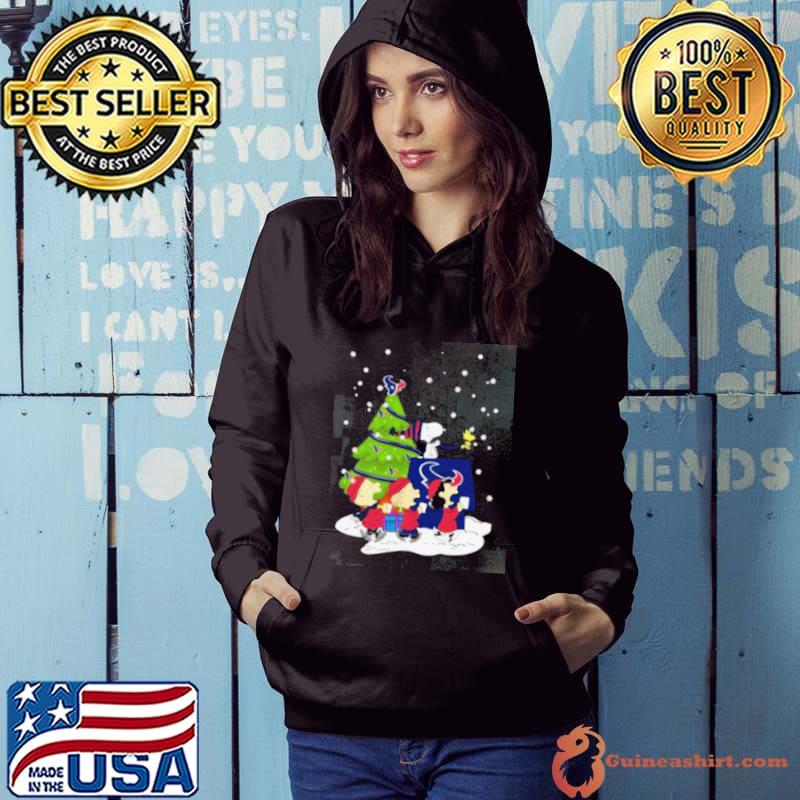 Houston Texans Are Coming To Town Snoopy Christmas Shirt Hoodie
