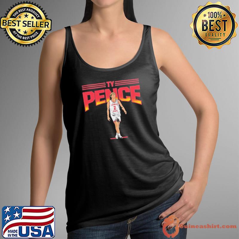 Illinois state ncaa men’s basketball ty pence caricature Shirt Tank Top
