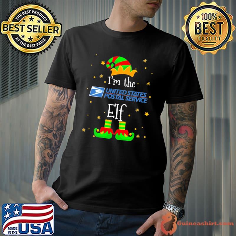 I'm the united states postal service elf merry christmas shirt