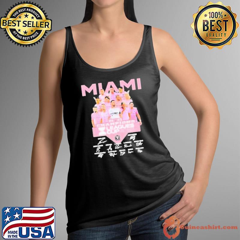Inter Miami CF 2023 Champions Leagues Cup 2023 Signatures Shirt Tank Top