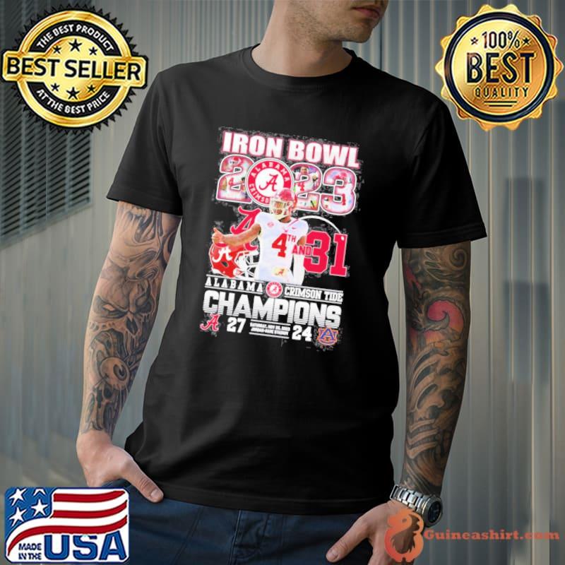 Iron Bowl 2023 Alabama Crimson Tide Champions Shirt Unisex