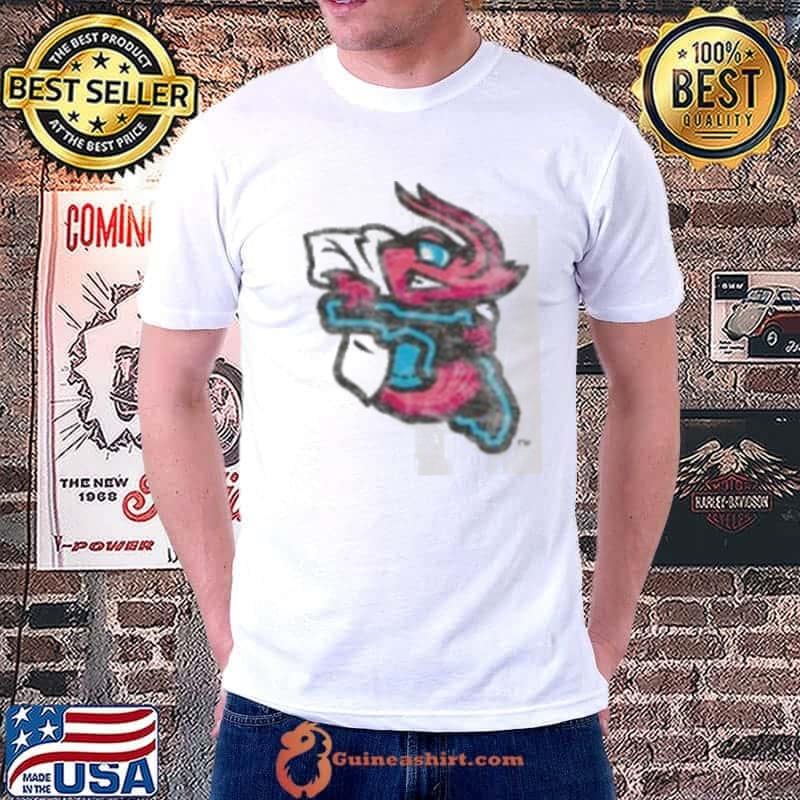 Jacksonville Jumbo Shrimp 108 Stitches White Vice Razorback Shirt