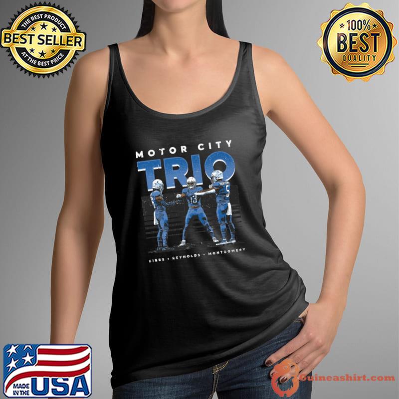 Jahmyr Gibbs Craig Reynolds & David Montgomery Detroit Trio T-Shirt Tank Top