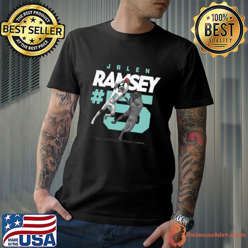 Jalen Ramsey American football cornerback for the Miami Dolphins Pick Catch T-Shirt
