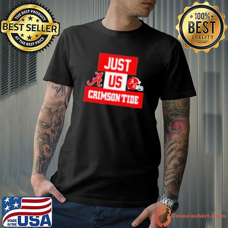 Just us Alabama Crimson Tide helmet logo s Unisex