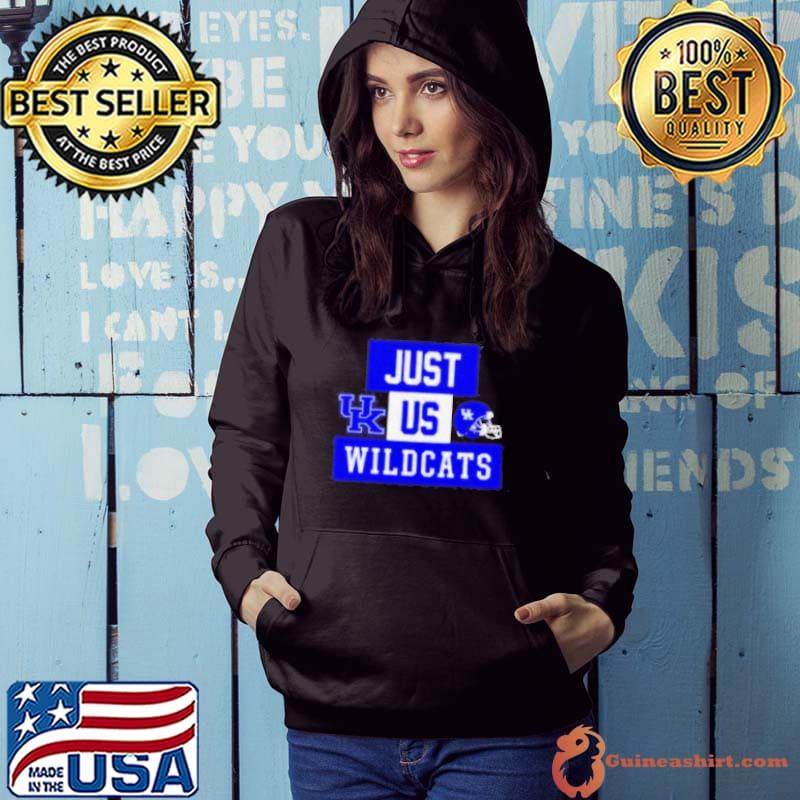 Just us Kentucky Wildcats helmet logo shirt