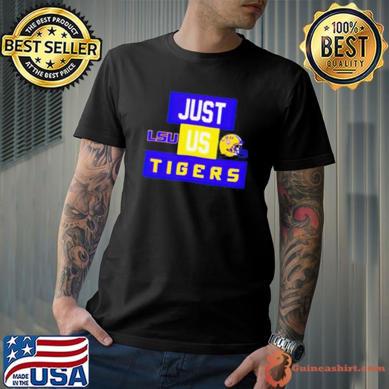 Just us LSU Tigers helmet logo s Unisex