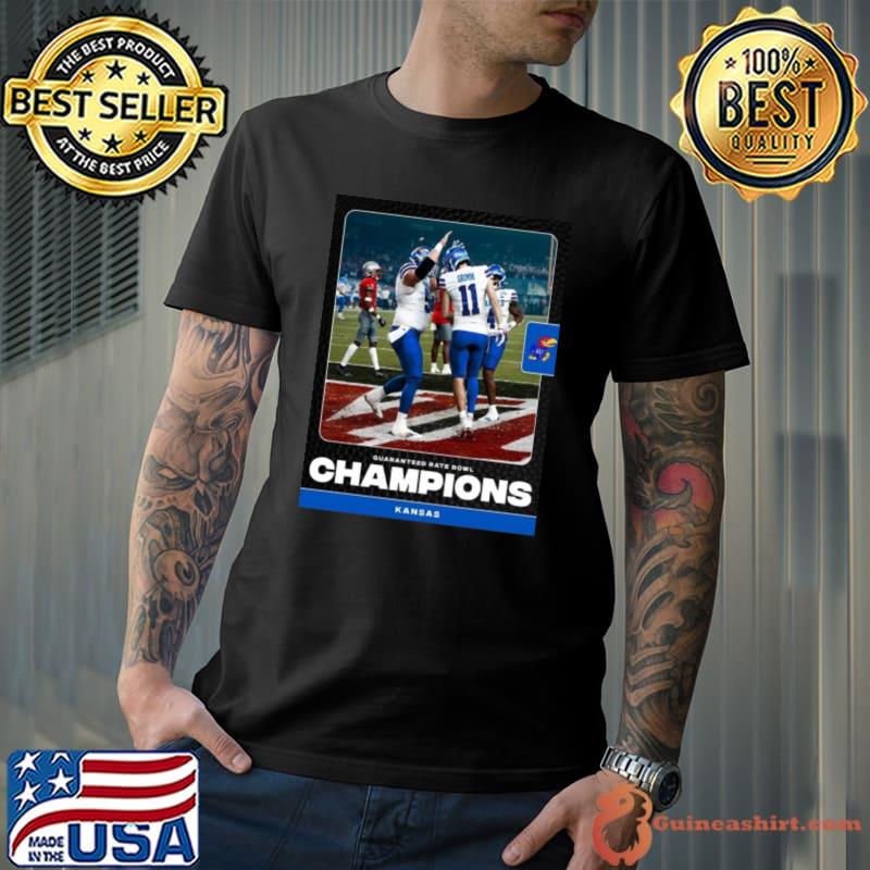 Kansas Jayhawks Takes Down UNLV To Win The 2023 Guaranteed Rate Bowl Champions NCAA Football s Unisex