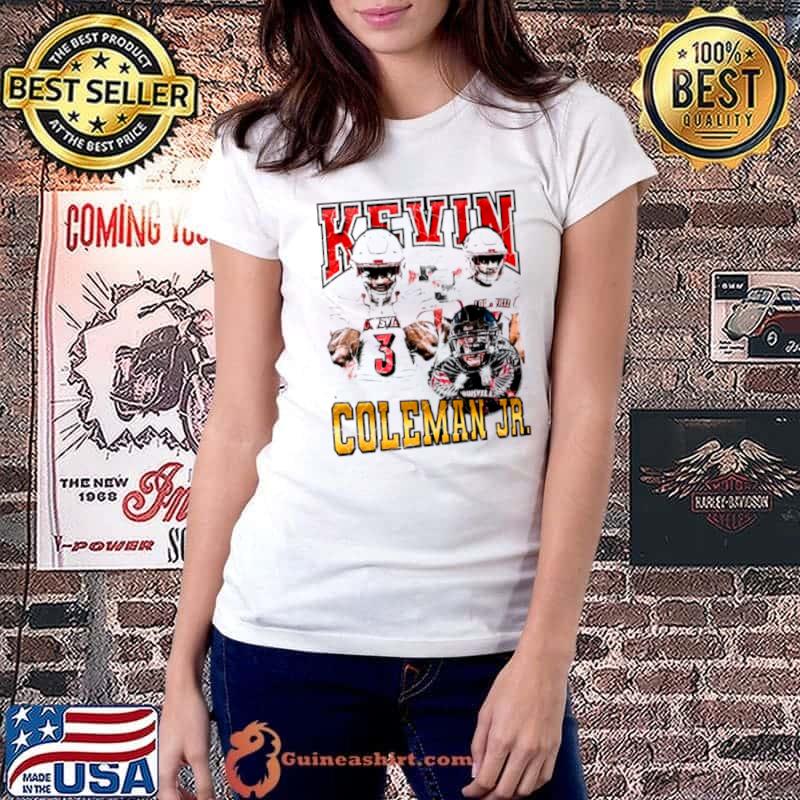 Kevin Coleman Jr. Louisville Cardinals football shirt