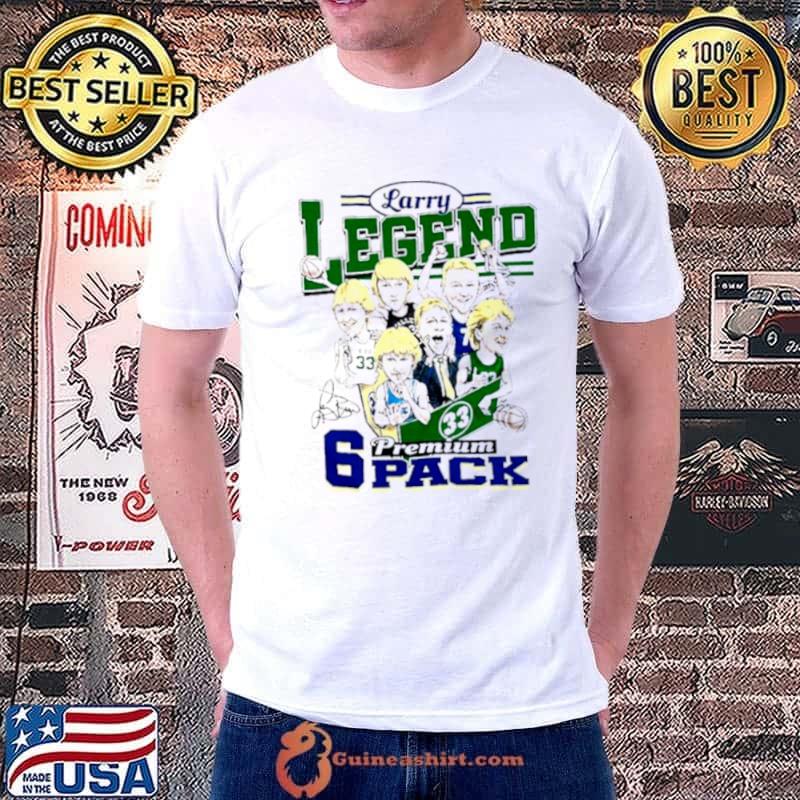 Larry Bird Caricature 6 Pack s Unisex