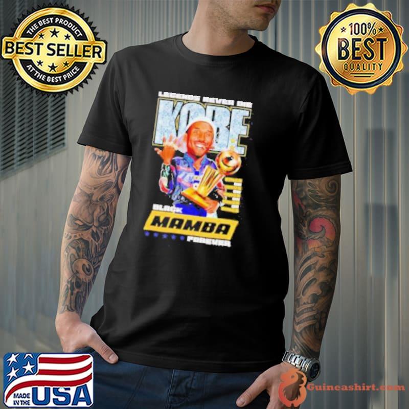 Legends never die Kobe Black Mamba forever Rings on shirt