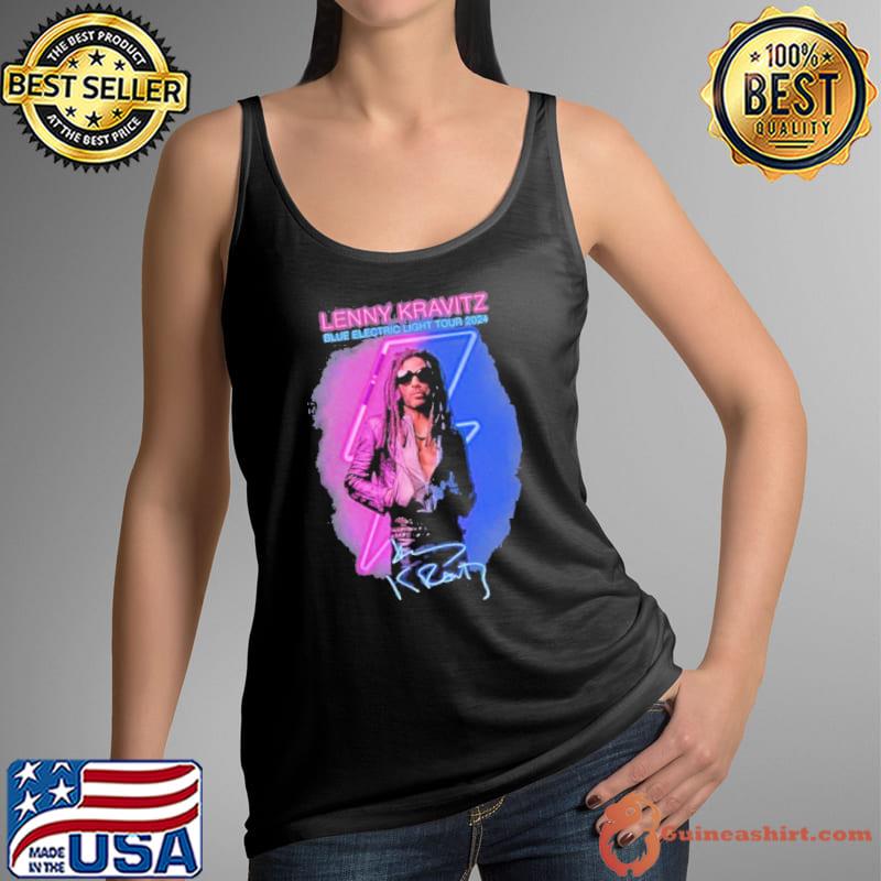 Lenny Kravitz Blue Electric Light Tour 2024 Shirt